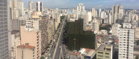 Вертикальные сады на зданиях в Сан-Паулу